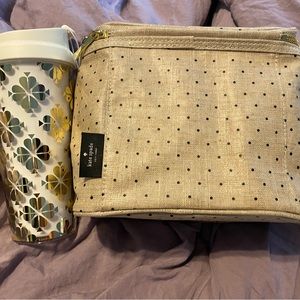 Kate Spade Tumbler and Lunch Bag